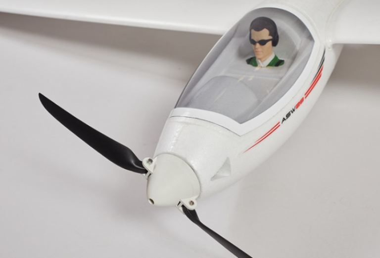 ASW28 PNP moto aliante 2000mm in EPO con motore,regolatore e servi