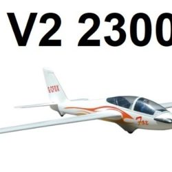 Moto aliante FOX V2 con flap 2300mm PNP