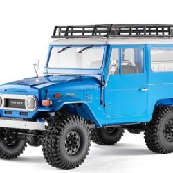 Toyota Land cruiser FJ40 blu scaler 1/10 Scaler montato con radio
