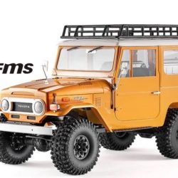 Toyota Land cruiser FJ40 gialla scaler 1/10 Scaler montato con radio