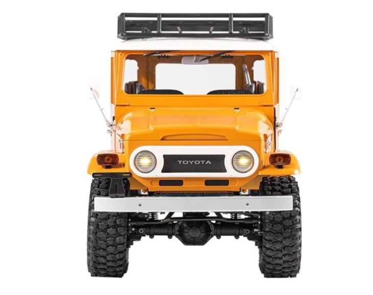 Toyota Land cruiser FJ40 gialla scaler 1/10 Scaler montato con radio