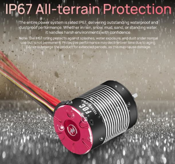 Quicrun Fusion Pro Elite 2300kV per scaler 2-4s compatto lungo 48,5mm