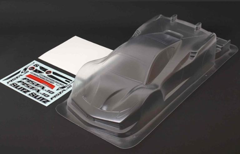 Carrozzeria Blitz PISTA-10 1/10 GT 190mm 0,7mm Touring simil Ferrari