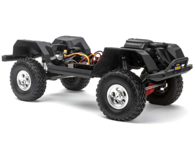 Ford Bronco bianco SCX10 III Early 1/10 montato con radio