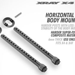 X4 X4F Supporto carrozzeria posteriore orizzontale rinforzata 2pz