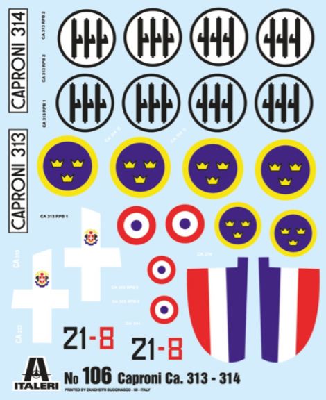 Caproni Ca. 313/314 1/72 Vintage Special Anniversary Edition