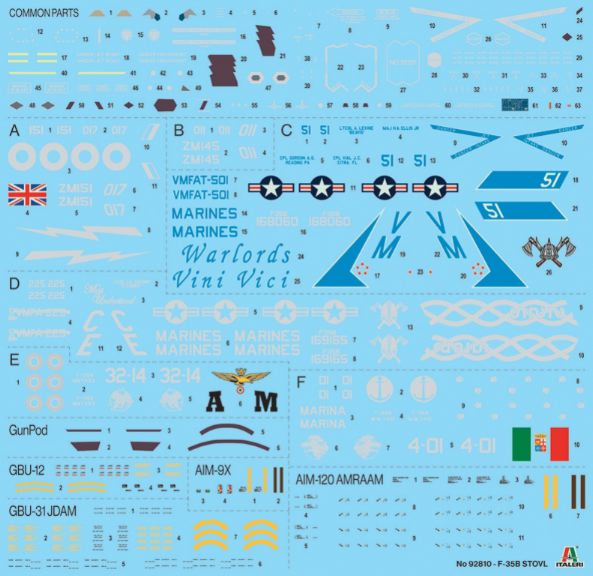 F-35B Lightning II 1/48 F35B ver. imbarcata sulla Cavour Marina Italiana