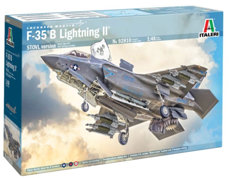 F-35B Lightning II 1/48 F35B ver. imbarcata sulla Cavour Marina Italiana – ITA92810