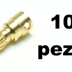 Connettori maschi dorati da 3,5mm 10pz