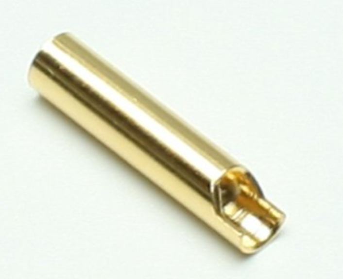 Connettori femmina dorati da 4mm 10pz