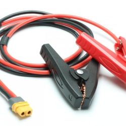 Cavo alimentazione caricabatterie XT60 con morsetti a coccodrillo grandi