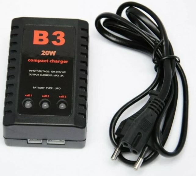 Caricabatterie B3 Eco LiPo 2-3s 2A 220v