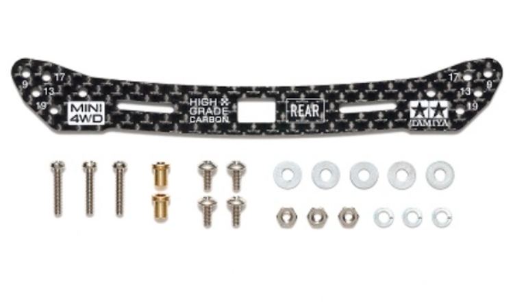 Piastra larga posteriore da 2mm in carbonio Mini4wd – TAM15549