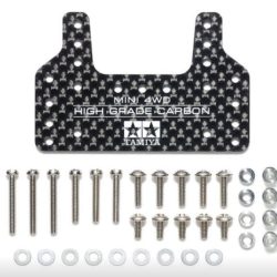 Supporto freno posteriore in carbonio HG 1,5mm Mini4wd