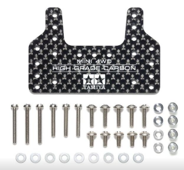 Supporto freno posteriore in carbonio HG 1,5mm Mini4wd – TAM15550