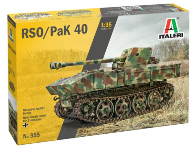 Carro Tedesco RSO With Pak40 1/35 WW2 - ITA355