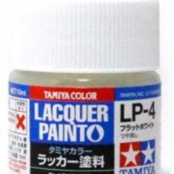 LP-4 FLAT WHITE 1pz bottiglietta colore a smalto - TAM82104-1PZ