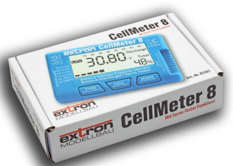 Tester per batterie LiPo e NiMh e provaservi Cell Meter 8 - PCHX5501 - immagine 3