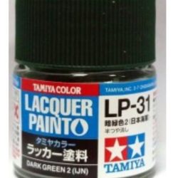 LP-31 DARK GREEN 2 (IJN) 1pz bottiglietta colore a smalto - TAM82131-1PZ