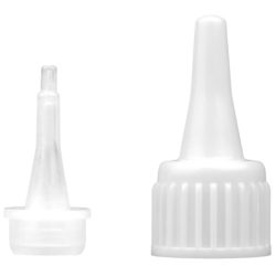 10 beccucci bianchi 14mm con tappo filetto 18mm per epoxy e ciano - CND650077