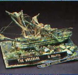 IL RELITTO L300mm H240mm 1/135 DEL CAPITANO MORGAN - MAMMM69