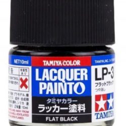 LP-3 FLAT BLACK 1pz bottiglietta colore a smalto - TAM82103-1PZ