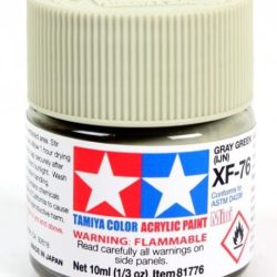 Colore acrilico XF-76 Gray Green (Ijn) 6pz da 10ml  opaco - TAM81776