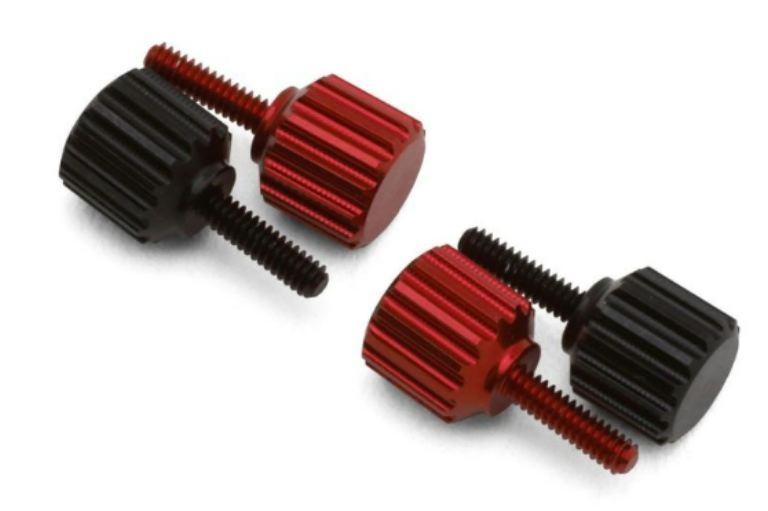 Micro-B/T Viti 1,4mm per fissaggio manuale 2 nere e 2 rosse - PROUPG-11024