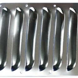 Griglia di ventilazione in alluminio 120x100mm (argento) - PCHX3217