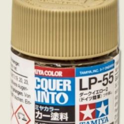 LP-55 DARK YELLOW 2 1pz bottiglietta colore a smalto - TAM82155-1PZ