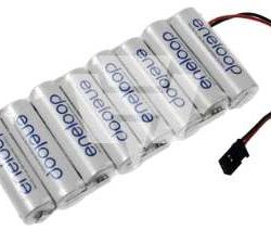 PACCO TX FUTABA ENELOOP    1x8 9,6v 2000mah SANYO NiMh - SAN125731