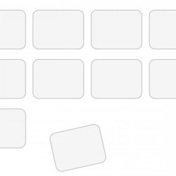 Cerniere in tessuto Mylar 20x25mm 10pz - PCHC3335