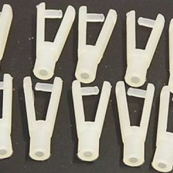 FORCELLA IN PLASTICA 19mm 10pz PER ASTE DA M2 - SUPMP713196