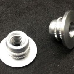 DADI IN ALLUMINIO M5       5pz DA INCOLLARE SU FIBRA O LEGNO - PCHX0372