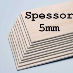 Tavole di balsa 5x100x1000mm 10pz - PCHC6445