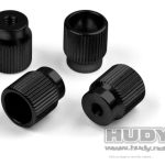 DADI PER SET UP   TOURING 1/10 4pz NERI IN ALLUMINIO - HUD109360