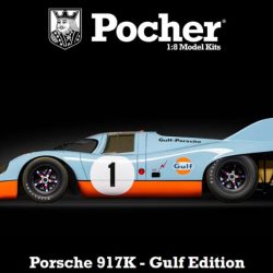 Porsche 917K Gulf Edition 1971 1/8 Pocher in kit di montaggio - LIMHK118