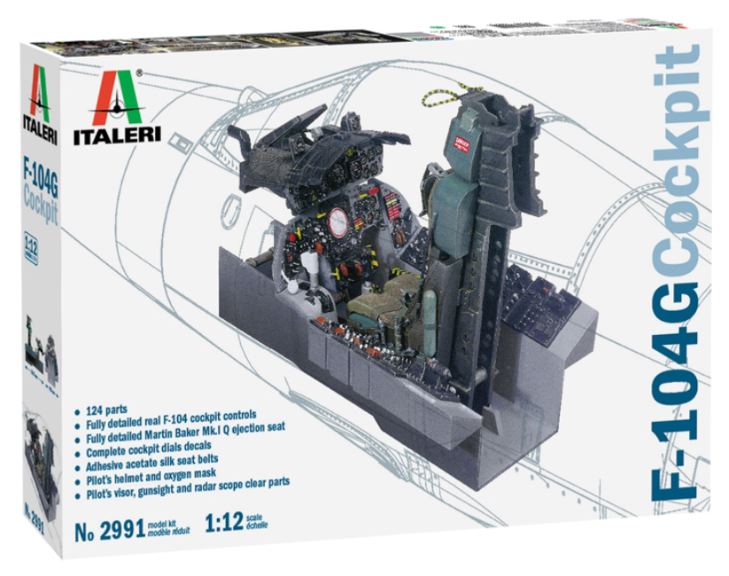 F-104 G Cockpit 1/12 F104G - ITA2991