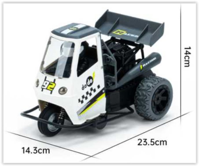 DoDo Ape Racing S810 moto a a tre ruote - RADCH7094 - immagine 5