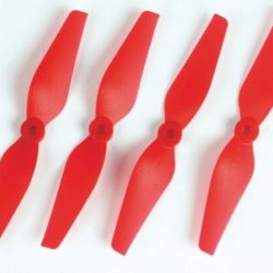 ELICHE 5,5x3 4pz ROSSE x DRONI 250 FPV RACE 2 DX E 2 SX - GRA1348-55X3