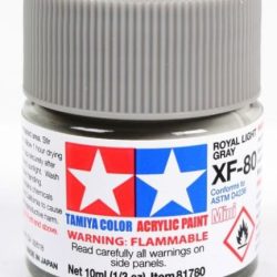 Colore acrilico XF-80 Royal Gray 6pz da 10ml  opaco - TAM81780