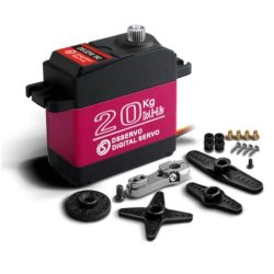 Servo DS3218 PRO 23,5kg/0,1sec @6,8V waterproof IP66 ingranaggi acciaio - RBT-DS005