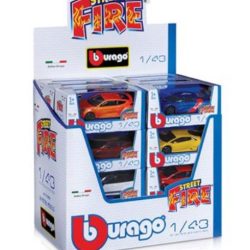 Burago Street Fire auto assortite 1pz 1/43 - BUR18-30010