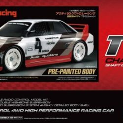 Audi Quattro Racing carrozeria verniciata TT02 4wd in kit con regolatore - TAM47511
