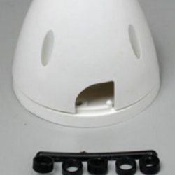 296 OGIVA BIPALA BIANCA   76mm IN PLASTICA - GPDUBQ3696