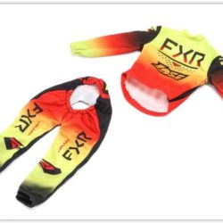 Tuta Pilota FXR Promoto MX rossa e gialla - HORLOS260008