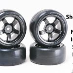 Gomme Sweep Mini Shore 36  4pz inserti rosa e cerchi neri - PICSWP-MN36PG