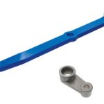 Tirante sterzo blu in alluminio TRX4m TRX4mt - TXX9748-BLUE