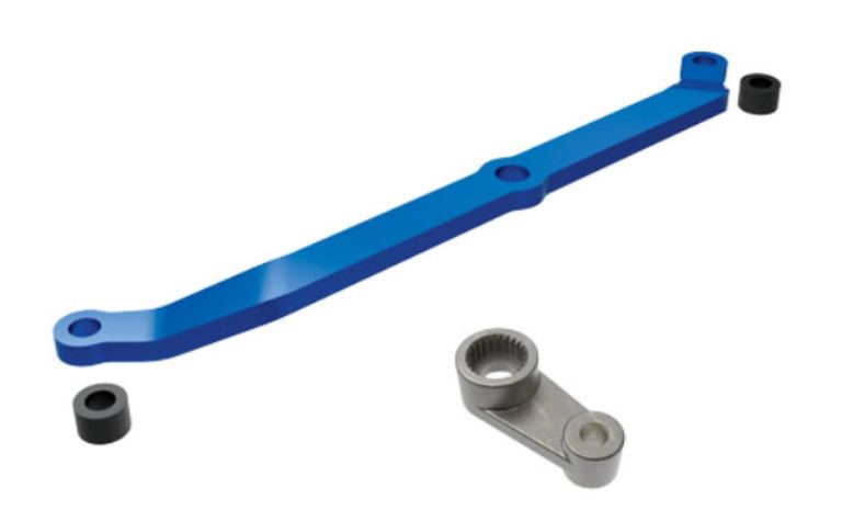 Tirante sterzo blu in alluminio TRX4m TRX4mt - TXX9748-BLUE