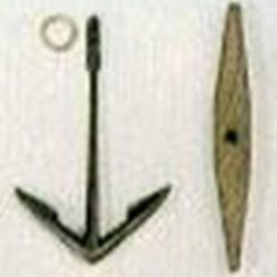 Ancora con ceppo 28x40mm 2pz - M31190